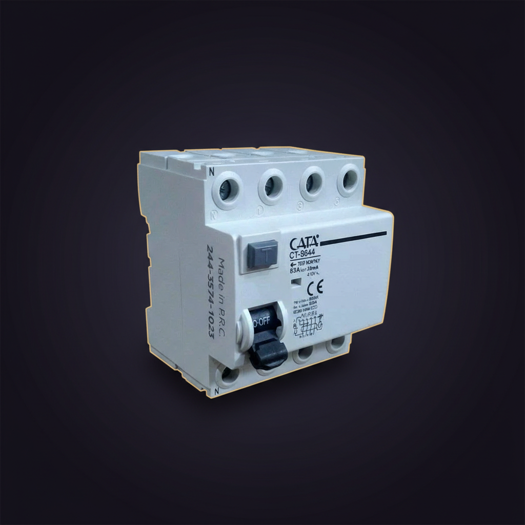 CATA CT-9644 - 4x63A 30mA Kaçak Akım Rölesi (Trifaze)